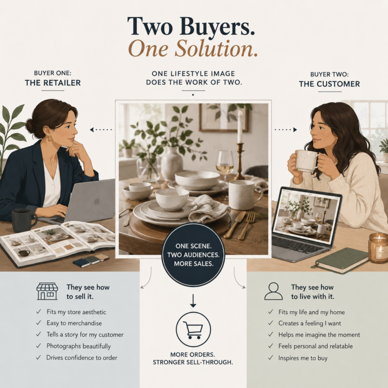 Why Your Product Needs to Live Somewhere — And How That Scene Sells It Twice
